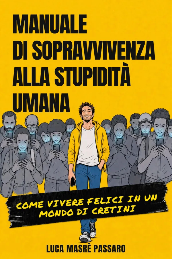 Copertina del Manuale di sopravvivenza alla stupidità umana